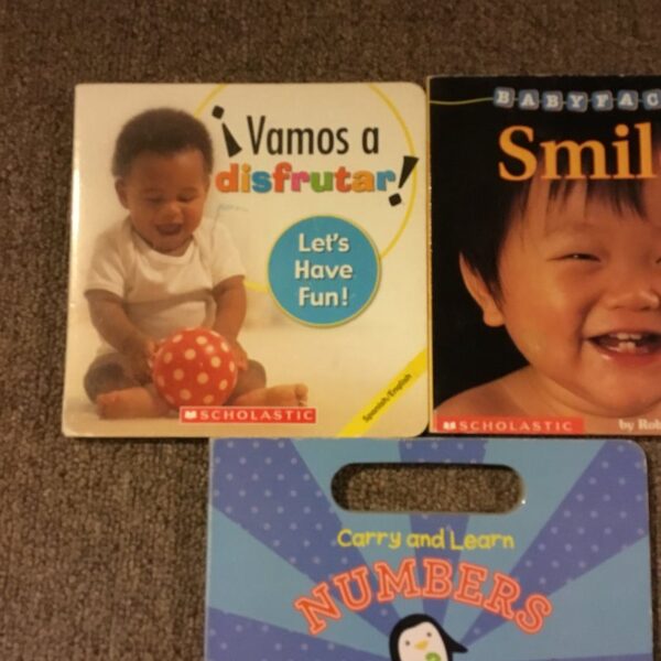 3 bilingual English Spanish baby toddle board books - Image 2