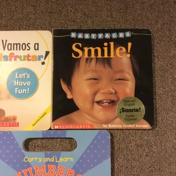 3 bilingual English Spanish baby toddle board books - Image 3