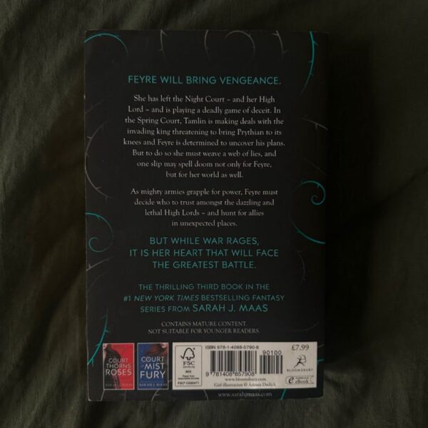 A Court of Wings and Ruin (UK first print) - Image 2